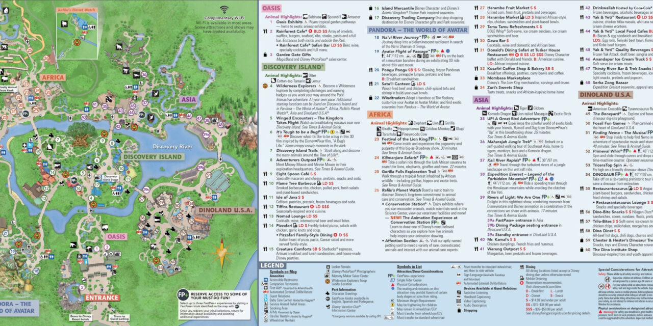 Animal Kingdom Map