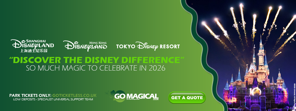 Go Magical Tokyo Disney Resort DisneySea Silver Jubilee Shanghai Disney Resort 10th Anniversary Hong Kong Disneyland 20th Anniversary Book Now